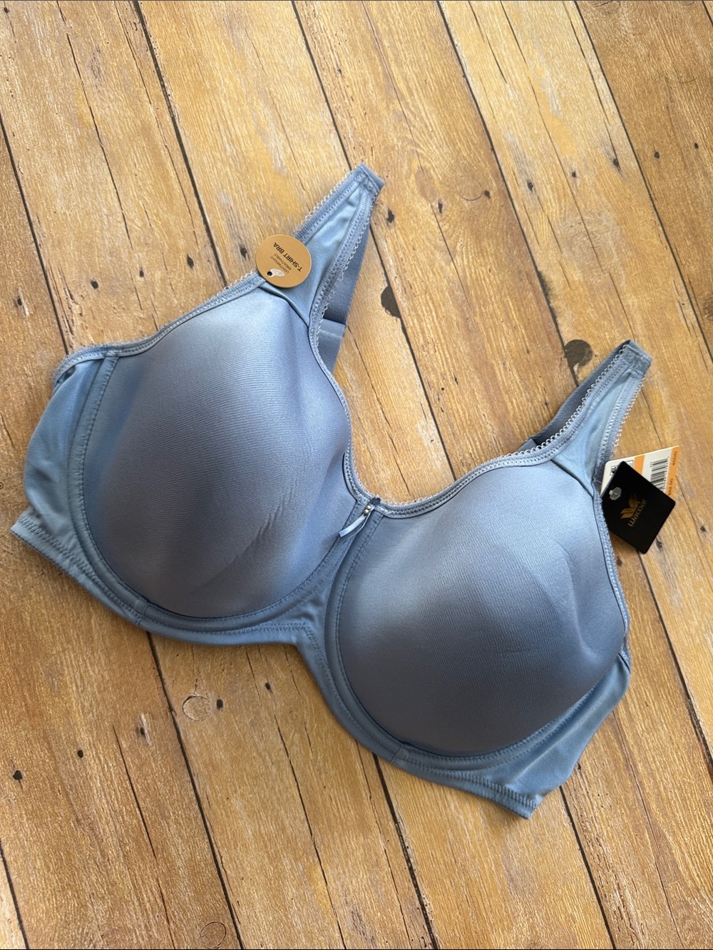 Wacoal Smooth Blue Lightweight T-shirt Bra Size 40DD
